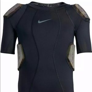 Compression shirt with pads.
